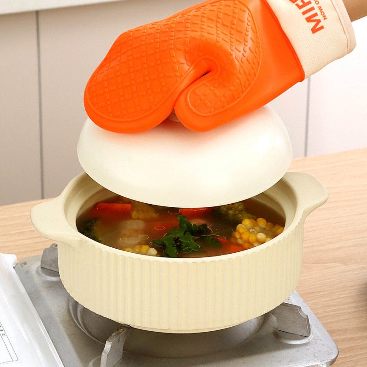 Cute Miffy Rabbit Silicone Hea - Heat Resistant Glove 评论和价格