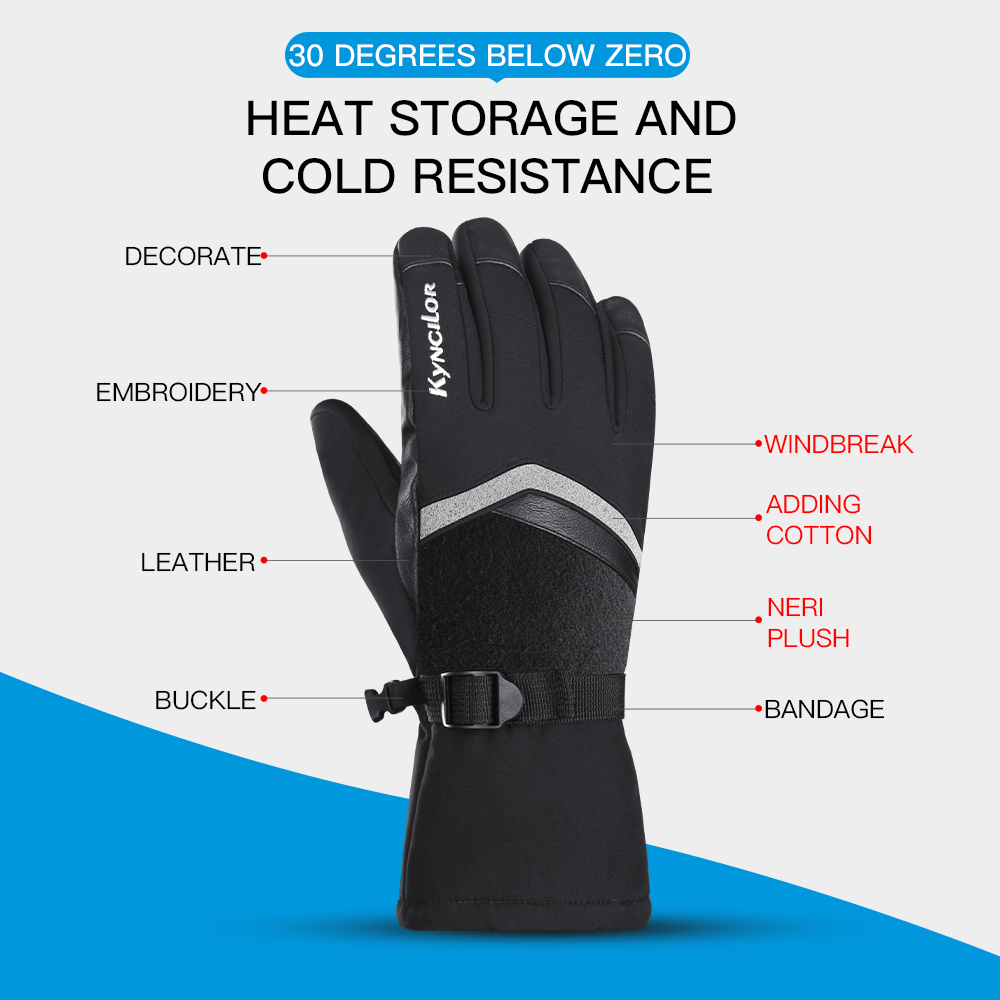 Winter Outdoor Cycling Ski Mou - Ski Glove Waterproof 评论和价格